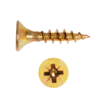 Шурупы жёлтые BROZEX пакет 4,5*20 (20шт) *10/100 Шурупы жёлтые BROZEX пакет 4,5*20 (20шт) *10/100