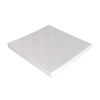 Плитка потолочная 50х50 см FORMAT Вереск 702с, 2 м², белый