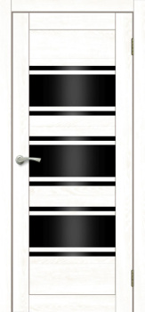 Дверное полотно остекленное BROZEX-WOOD Comfort-15, 2000х600х36 мм, дуб пломбир 3D