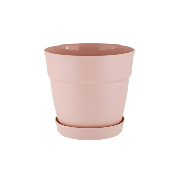 яяяКашпо пластм. "Villa de Fiori"  2л d верха 170мм h155мм с поддоном Англ.роза IG660110032 *1/15