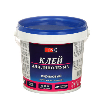 Клей акриловый BROZEX для линолеума, 1.3 кг