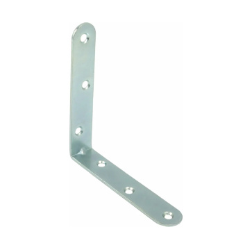 Уголок мебельный (кронштейн) 60*60 цинк(комплект 2шт.) ДомоСтрой *10/100