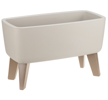 Кашпо пластм. "Флориан" 4,2л 390х200мм h245мм со вставкой Капучино М3272 ("М-П")*1/6 Кашпо пластм. "Флориан" 4,2л 390х200мм h245мм со вставкой Капучино М3272 ("М-П")*1/6