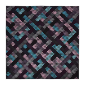 Коврик 90*90 см влаговпитывающий "Velur" "Исландия" "VORTEX" (арт.24342) *1/10