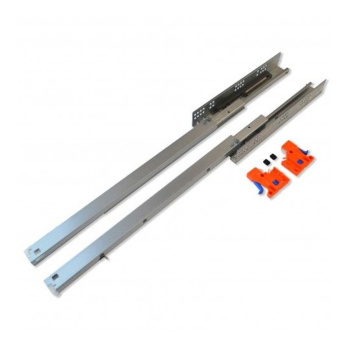 Направляющие шариковые скрытого типа полного выдвижения с доводчиком 500мм до 30кг СОЛЛЕР *1/25
