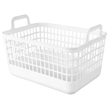 Корзина для хранения пластм. "Kobo" 320х224х210мм 12л  Белый арт 435296116 ("Бытпласт") *1/16