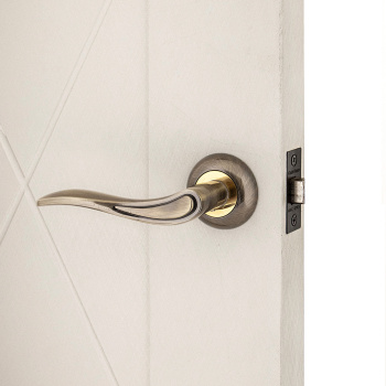 Дверное полотно глухое BROZEX-WOOD Estetica 301, 2000х600х40 мм, шелкография жемчужная