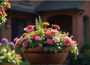 Кашпо-"Клумба" пластм. 53л d верха 645мм h243 Шоколадный ККЛШ "ПластоС" *1/10