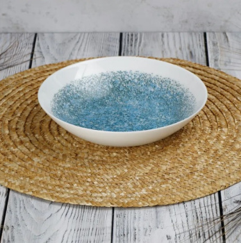 Тарелка стекло Luminarc "CalviI" глуб. d20см Голубой V0584 *24