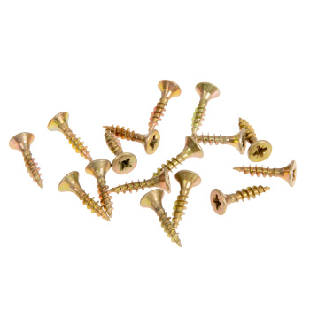 Шурупы жёлтые BROZEX пакет 4,5*20 (20шт) *10/100 Шурупы жёлтые BROZEX пакет 4,5*20 (20шт) *10/100