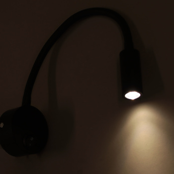 Светильник настенный (спот) B270 BK 3W черный  VERNER LIGHTING *1/50 Светильник настенный (спот) B270 BK 3W черный  VERNER LIGHTING *1/50