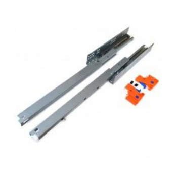 Направляющие шариковые скрытого типа полного выдвижения с доводчиком 400мм до 30кг СОЛЛЕР *1/25
