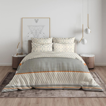 Постельное белье евро бязь Василиса 9292/1 Мега страйк НЕКСТ нав70*70,пр200*220 *1/5