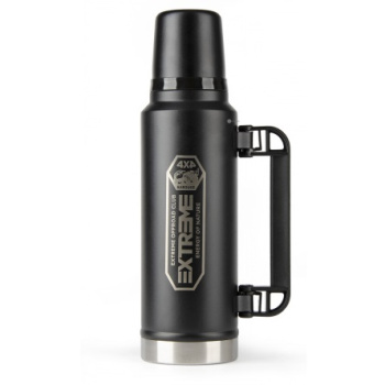 Термос нерж."Barouge" 1,2л Узк..горло, складыв. ручка Черный BT-430F *1/20