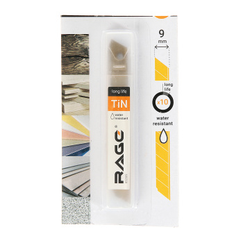 Лезвия для ножей сегмент., титан 9 мм, 5 шт. RAGE by VIRA