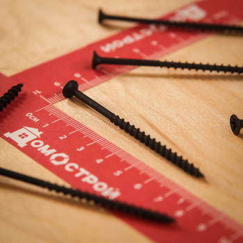 Саморезы по дереву BROZEX пакет 4,2*76 крупная резьба (15шт) *10/100