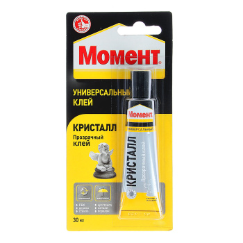 Клей Момент Кристалл, 30 мл, контактный Клей Момент Кристалл, 30 мл, контактный