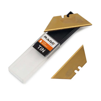 Лезвия для ножей трапец., титан 19 мм, 5 шт. RAGE by VIRA