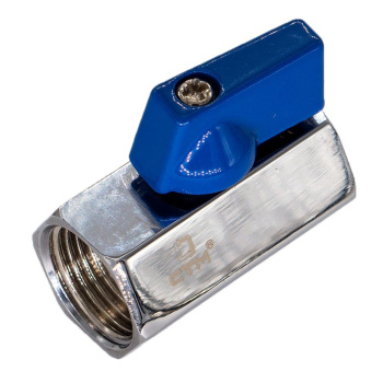 Кран шаровый 1/2" (Ø15) М/М MINI СТМ CWMFF012 *1/144 Кран шаровый 1/2" (Ø15) М/М MINI СТМ CWMFF012 *1/144