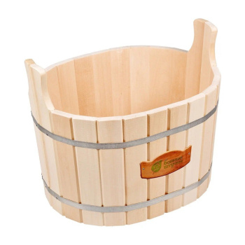 Ушат "шайка" 30 л. овал, липа, "Банные штучки" в кор./1