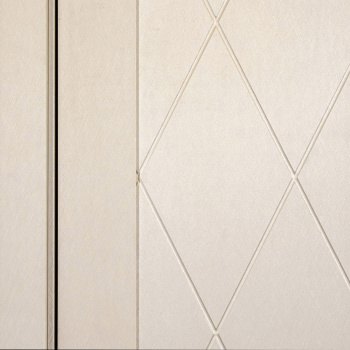 Дверное полотно глухое BROZEX-WOOD Estetica 301, 2000х600х40 мм, шелкография жемчужная