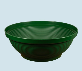 Кашпо-"Клумба" пластм. 53л d верха 645мм h243 Зеленый ККЛЗ "ПластоС" *1/10