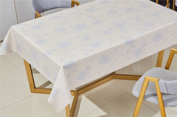 Клеенка на тканевой основе, полиур.покр."Kleo" "Цветы на веточках" гол.на беж.ш.1,37м SFPU-1978C *20