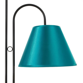 Торшер 1063/2 BK+TEAL E27 15Вт (основание+абажур) *1
