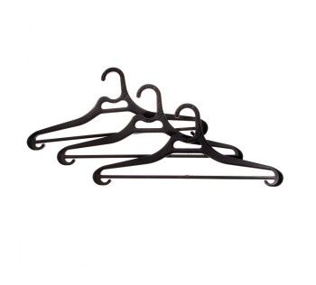 Плечики-вешалка для одежды пластм. НАБОР 3шт р-р 52-54 арт.319 (Полимербыт)*120