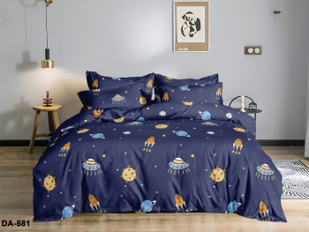 Постельное белье детское 1,5сп бамбук Орхидея DA-581, наволочки 70*70см - 2шт *1