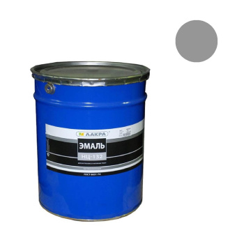 Эмаль НЦ-132 серая 17 кг Лакра *1/33