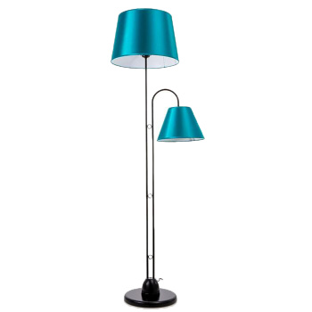 Торшер 1063/2 BK+TEAL E27 15Вт (основание+абажур) *1