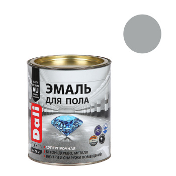 Эмаль алкидно-уретановая для пола серая 2 л ДАЛИ (RAL7040) *1/3/192 Эмаль алкидно-уретановая для пола серая 2 л ДАЛИ (RAL7040) *1/3/192