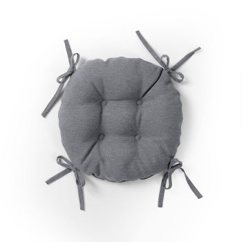 Подушка для стула с тафтингом рогожка круглая d-40см Базальт Волшебная ночь *1/8