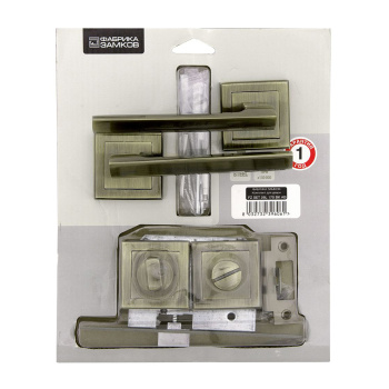 Комплект для двери БРОНЗА античная FZ SET 26L 170 BK AB Палладиум *1/10 Комплект для двери БРОНЗА античная FZ SET 26L 170 BK AB Палладиум *1/10
