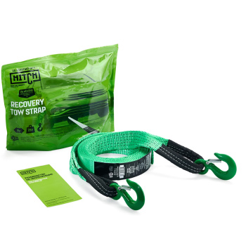 Трос буксировочный HITCH RS REGULAR масса авто 2,5т разрывная 7,5т 5м лента 50мм крюк-крюк Трос буксировочный HITCH RS REGULAR масса авто 2,5т разрывная 7,5т 5м лента 50мм крюк-крюк