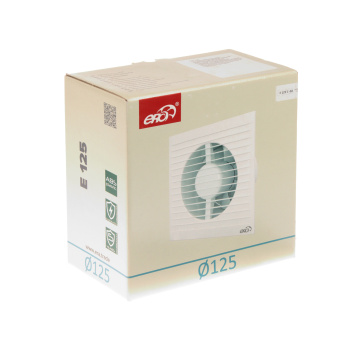 Вентилятор 125 Е  C-02 ERA (Ø125мм, тяговый выкл, обратный клапан, 140м3/ч 180*180) *1 Вентилятор 125 Е  C-02 ERA (Ø125мм, тяговый выкл, обратный клапан, 140м3/ч 180*180) *1