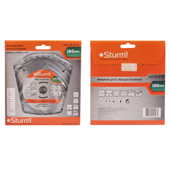 Диск пильный 180*20,0мм 36 зубьев по дереву (9020-180-20-36Т) Sturm *1/50 Диск пильный 180*20,0мм 36 зубьев по дереву (9020-180-20-36Т) Sturm *1/50