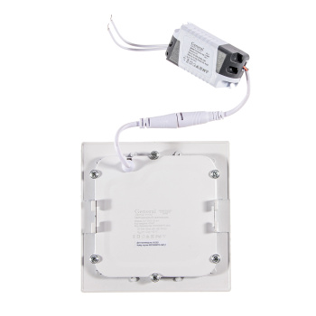 Светильник встраиваемый светодиодн. GENERAL 8W 396Лм 4.5K (118*118*16) GLP-SW13 413600 *1/100