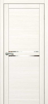 яяяДверь межкомнатная остеклённая "ОПТИМА-3" Лиственница Беленая 600мм BROZEX-WOOD *1