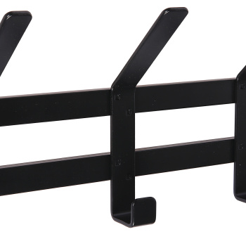 Вешалка настенная "Торонто 5" 604х174х91мм Черный ВНТ5 Ч ("ЗМИ") *1