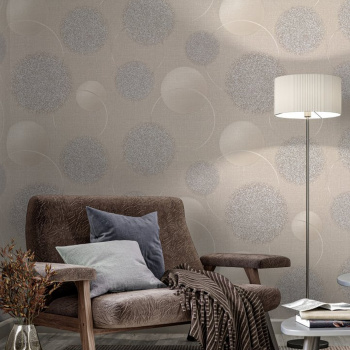 Обои флиз "Палитра" Oliver 2 (беж.) VV72496-22  1,06*10м *1/6